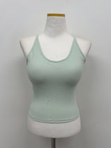 Duo Deep U-Neck Bra Top Sleeveless