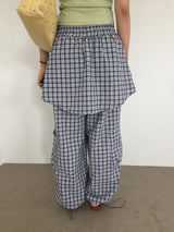 Preppy Layered Pants (2color)