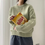 Gaffle mix round knitwear