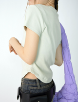 crop rounde T(4color)