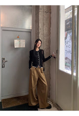Super Pintuck Wide Cotton Pants
