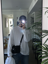 [ Self-made ] Signature Essential Overfit Plain Long Sleeve T-shirt