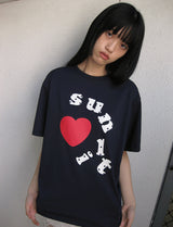 ドットロゴオーバーフィットTシャツ (DARK NAVY)
