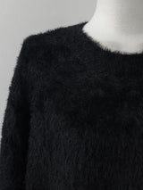 overfit angora round knit (unisex / 4color)