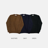 LMN ヘブンモヘアオーバーサイズドニットウェア (7 colors)