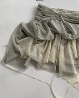 Pererere ribbon strap skirt