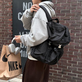 LMN Rio Black Air Oversized-Fit Hoodie (Gray)