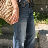Hedish Summer Wide Denim Pants Jeans 1 Color