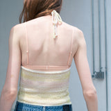Aurora Halter neck Lime