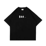 PEANUT STAIN - Boo Black Oversized Tshirt