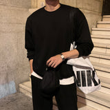 LMN Urban Double Wear Semi-Oversized Fit Sweatshirt (7 colors)