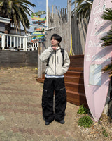ゼカジップカーゴワイドパンツ