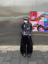 INNERZ ピグメント ストライプ ロングスリーブシャツ 3C