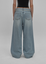[MADE] Lemaire Lyocell Wide Denim Pants