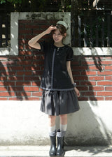 Lean Bow Blouse (black)