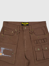 マルチパスカーゴパンツ (Brown)