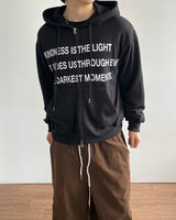 Fog Crop Hoodie Zip-UP