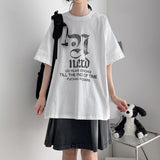 Low boxy fit short-sleeved T-shirt (4 colors) H&L