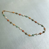 Vintage Daisy Pendant Necklace