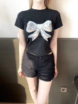1210. Balloon ribbon printing crop T (2color)