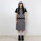 Poket Layered Sleeveless - Dot White
