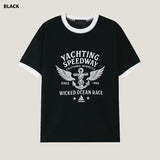 (M's) ヤチェマッスルフィットリンガーTシャツ 26SS-013