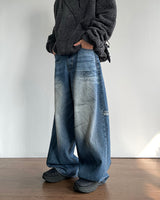 21 Patch Denim Pants