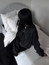pair wool stripe zip-up (unisex)