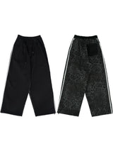 [fleece-lined] バックカホ フリース スウェットパンツ (2color)