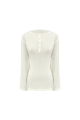 FAIRY WOOL LONG SLEEVE / IVORY