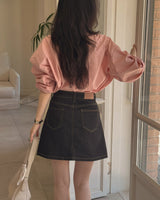 Meti denim mini skirt