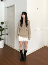 ネフオフショルダーニットウェア (3color)