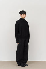 ハートスタッドワイドパンツ