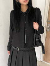 DL Round Collar Tweed Jacket
