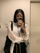 [MADE] Lelun Summer See-Through Stripe Shirt