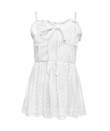 Rosie Eyelet Ribbon Peplum Blouse
