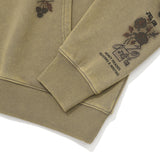 LUNA WASHING VINTAGE GRAPHIC HOODIE [LIGHT KHAKI]