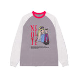 サワーガールラグラン長袖Tシャツ [2 color]