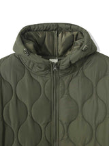  ASCLO Quilting Hood Padded Jumper (2color)