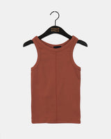[5 colors] Bev Stitch Round Mango Sleeveless