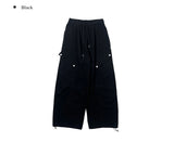 レターカーゴストリングワイドパンツ