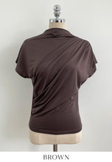 Dayzel Half Drape Cool Span T-Blouse