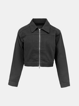Cozy Basic Crop Jacket
