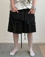 Dewy Flower Pleats Skirt