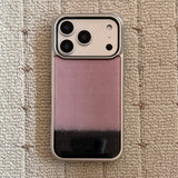 TWO - TONE MOHAIR EPOXY CASE - PINK