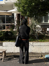 Zenith Thin Black Denim Pants (S / M / L)