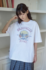 26SS★ Valley Garden White Short Sleeve Tee