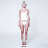 Nati asymmetric bikini - white