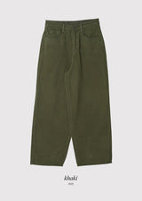 Warm Cotton100 Balloon Fit Wide Pants (5color)