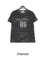 Leen86カモクロップドTシャツ